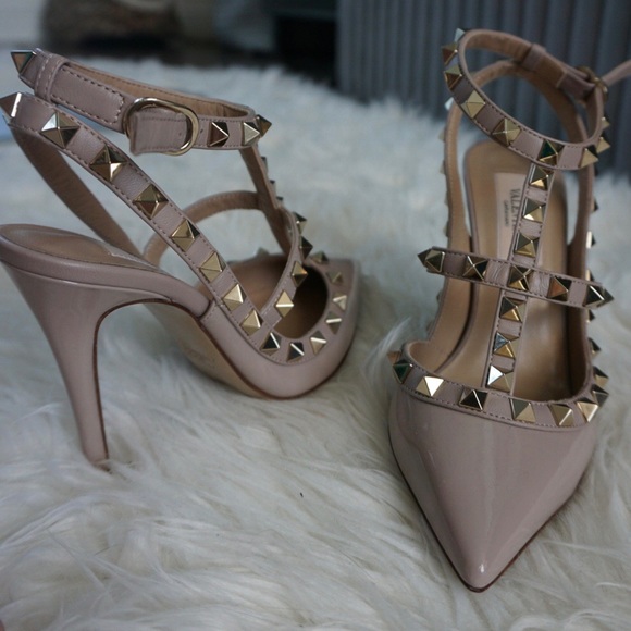 🔷NEW AUTHENTIC☑️VALENTINO ROCKSTUD HEELS SZ 34 - Picture 8 of 8